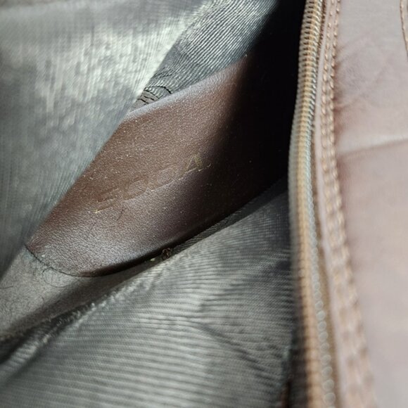 Soda Ankle Boots 9 Brown Lace-Up Chunky Heel Booties - Picture 7 of 9